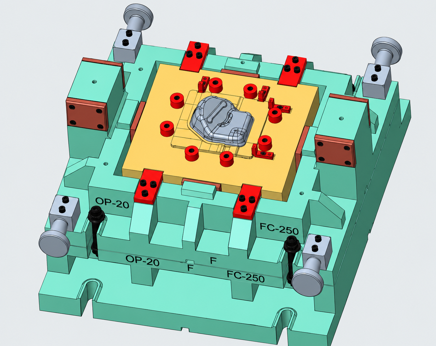 Precision 3D CAD/CAM die tooling design in AutoCAD, Creo, AutoForm, and CATIA at Halfman Engineering